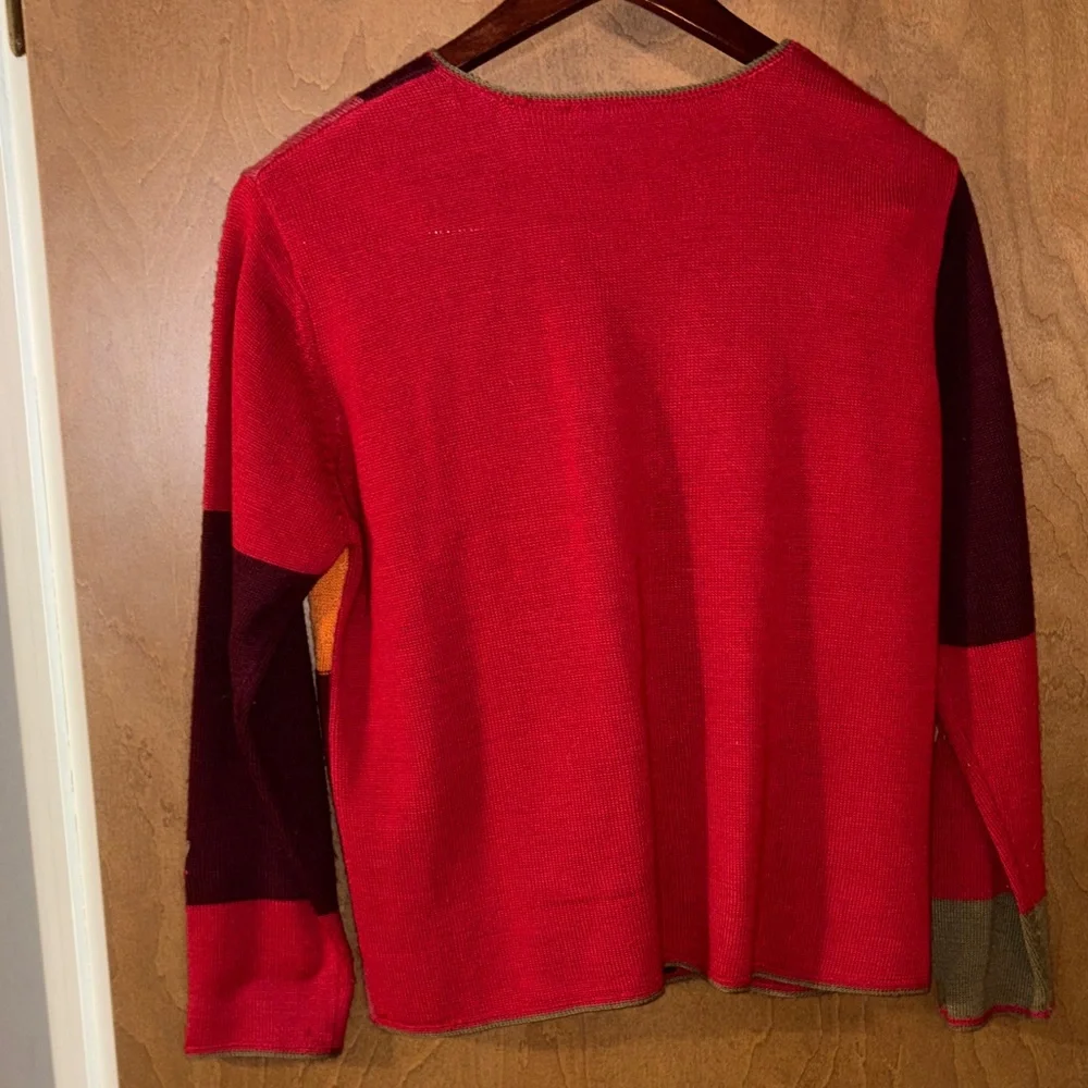 Coldwater Creek Multicolor Patchwork Cardigan-Medium - Picture 7 of 9